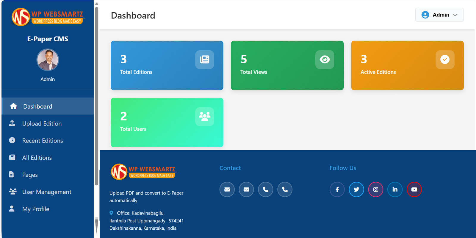 E-Paper CMS - Digital Newspaper CMS